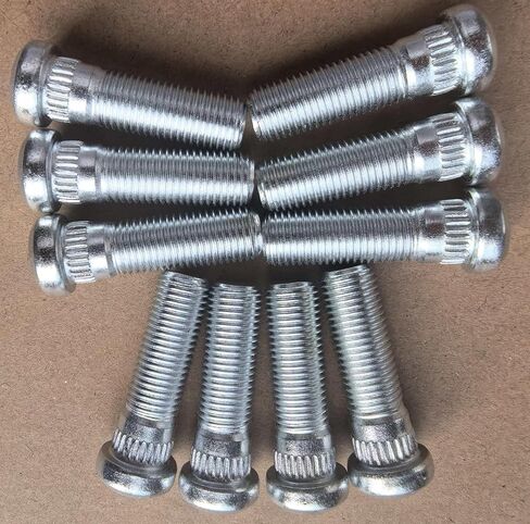 10PCS Wheel Stud Bolts 7/16-20 Thread .472 in. Knurl 610-186 Replacement for Select Chevrolet, GMC, Plymouth, Pontiac, Oldsmobile, Buick, Jeep Dodge Dart in Saudi Arabia