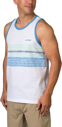 Reef Men's Topher Chest Stripe Tank Top in Saudi Arabia