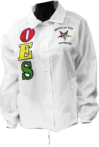 Buffalo Dallas Eastern Star Crossing Line Jacket [White] - ID#16753-170-8-0-0 in Saudi Arabia