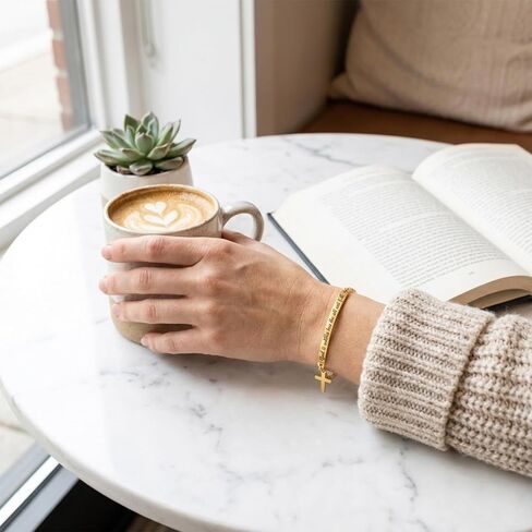 CZFSWT God Is Within Her She Will Not Fall Bracelet, Bible Verse Bracelets, Christian Bracelets Suitable for Daily Accessories and Spiritual Inspiration in Saudi Arabia