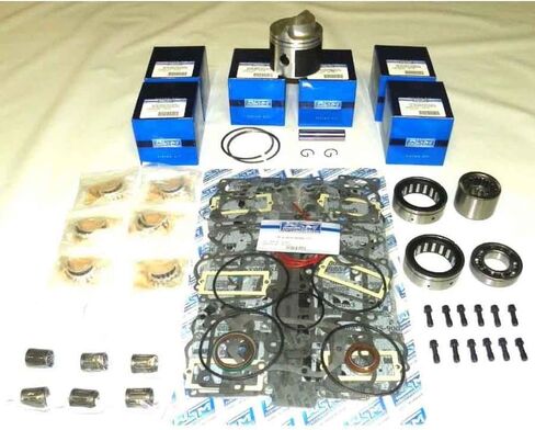 مجموعة إعادة بناء رأس الطاقة الكهربائية النادرة المتوافقة مع جونسون/Evinrude 6 Cyl 3.500 Bore Cross Flow 150Hp 1978-1991 حسب أرقام الأجزاء 100-110-32 in Saudi Arabia