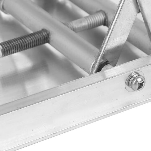 100x100mm Aluminum Alloy Manual Fine Adjustment Laboratory Lifting Table, Laboratory Lifting Stand Rack, Phenolic Plastic Handle with Linear Stripe Table, for Physical in Kuwait