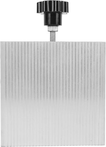 100x100mm Aluminum Alloy Manual Fine Adjustment Laboratory Lifting Table, Laboratory Lifting Stand Rack, Phenolic Plastic Handle with Linear Stripe Table, for Physical in Kuwait