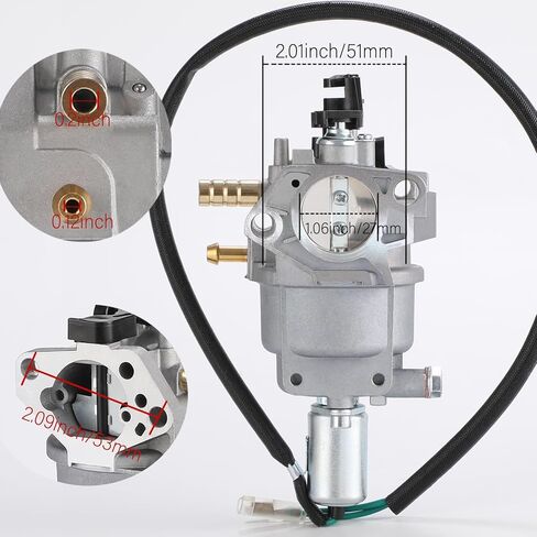 مكربن ​​P28-4-H 100155 للبطل 9375/7500 واط مولد وقود مزدوج 100155 439CC 100296 71530 420CC 389cc 100165 نموذج يحل محل 47.131000.25 47.131000.28 in Kuwait