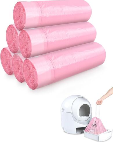 40 Count Cat Litter Box Liners for ANWA Automatic Cat Litter Box, Heavy-Duty, Extra Thick in Saudi Arabia