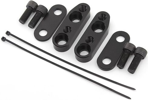 محول رافعات المقود CNC مناسب لـ 2001-2017 Honda Goldwing 1800 GL1800 (أسود) in Kuwait