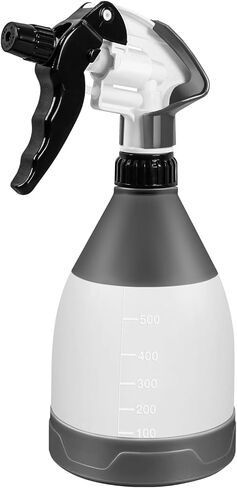 GOSLARLIT 360° Trigger Heavy Duty Sprayer Bottle- Acid and Chemical Resistant, Leak Free,Industrial Adjustable Nozzle, Low-Fatigue Nozzle,Perfect for Automotive Detailing and Cleaning(17.6OZ) in Saudi Arabia