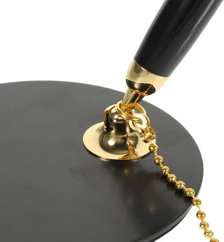 Business Pen with Chain and Adhesive Desktop Pen Holder for Office Use with Gold Accessories in Saudi Arabia