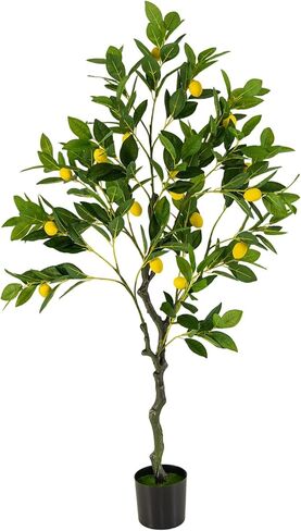 Safeplus 2 Pack 63'' Artificial Lemon Tree with Lemon Fruits for Indoor Outdoor Décor in Saudi Arabia