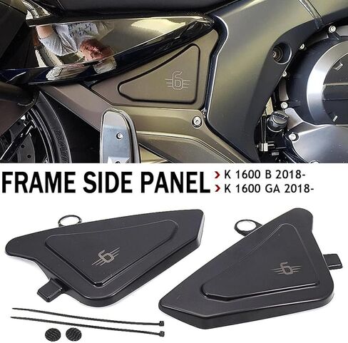 جديد دراجة نارية الجانب الأمامي المفسد لوحات غطاء إطار دراجة هوائية لوحات جانبية يغطي هدية القلنسوة لوحات بلاستيكية محرك خزان الكسوة يناسب لسيارات BMW K1600B K1600 B Grand America 2018 2019 2020 2021 in Kuwait