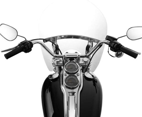 مشابك زجاجية للدراجة النارية مقاس 19 بوصة 49 مم متوافقة مع Street Bob FXBB 18 20 Low Rider FXDL 14 17 Softail Standard FXST in Kuwait