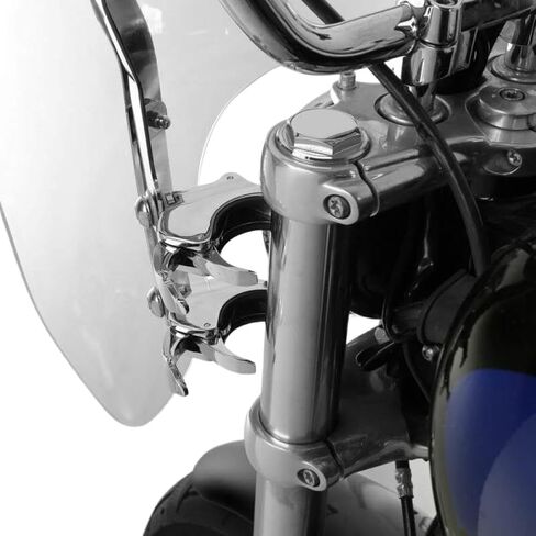 مشابك زجاجية للدراجة النارية مقاس 19 بوصة 49 مم متوافقة مع Street Bob FXBB 18 20 Low Rider FXDL 14 17 Softail Standard FXST in Kuwait