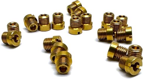 Holley Carb Carburetor 1/4-32 Main Jets set The aperture size is:80 81 82 83 84 85 86 87 88 89,10 sets in total, 2 pcs per size,Thread size: 1/4"-32 Fits Holley 2010,2300,4010,4011,4150,4160,4500 in Saudi Arabia