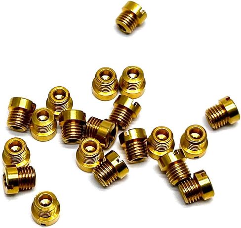 Holley Carb Carburetor 1/4-32 Main Jets set The aperture size is:80 81 82 83 84 85 86 87 88 89,10 sets in total, 2 pcs per size,Thread size: 1/4"-32 Fits Holley 2010,2300,4010,4011,4150,4160,4500 in Saudi Arabia