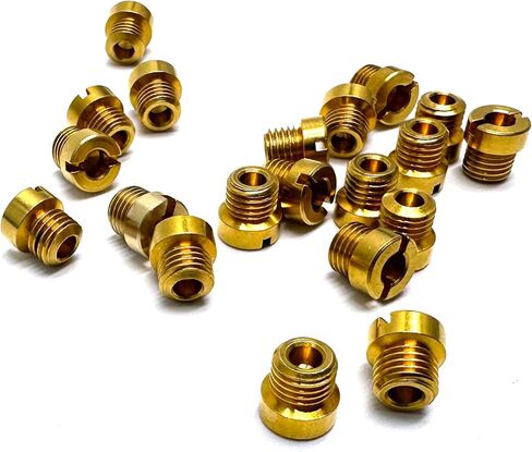 Holley Carb Carburetor 1/4-32 Main Jets set The aperture size is:80 81 82 83 84 85 86 87 88 89,10 sets in total, 2 pcs per size,Thread size: 1/4"-32 Fits Holley 2010,2300,4010,4011,4150,4160,4500 in Saudi Arabia