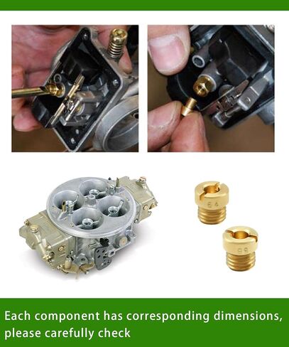 36-181 Main Jet Assortment Kit Replacement Fits For Holley Carburetor 2010 2300 4010 4011 4150 4160 4500, 64-99 1/4-32 Threads in Saudi Arabia