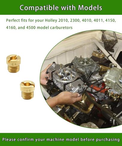 36-181 Main Jet Assortment Kit Replacement Fits For Holley Carburetor 2010 2300 4010 4011 4150 4160 4500, 64-99 1/4-32 Threads in Saudi Arabia