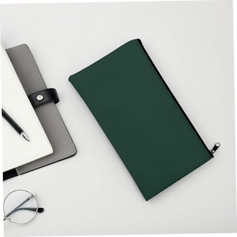 Artibetter 4pcs PU Leather Money Pouch Stylish Zippered Cash Wallets for Coins Receipts and Deposits and Spacious in Saudi Arabia