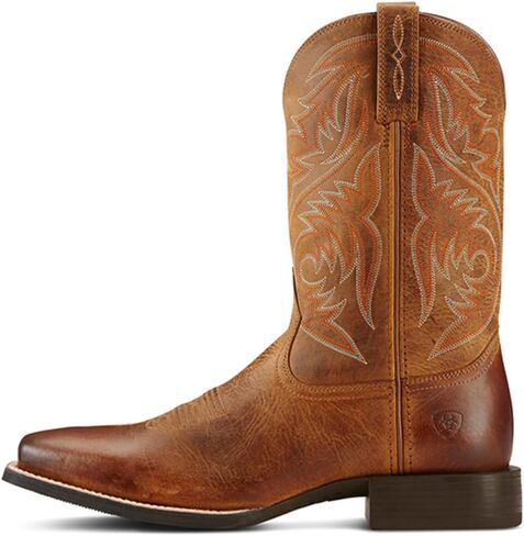 ARIAT Men's Sport Herdsman Western Performance Boot Square Toe Brown 7.5 EE US in Saudi Arabia