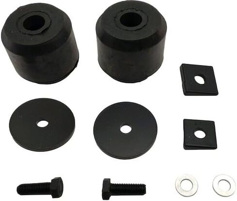 Front Suspension Rubber Helper Spring Kit - Compatible with 2001-2010 Chevy Silverado 2500 HD in Kuwait