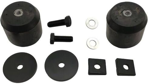 Front Suspension Rubber Helper Spring Kit - Compatible with 2001-2010 Chevy Silverado 2500 HD in Kuwait
