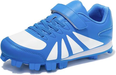 CAMVAVSR Baseball Cleats for Kids - Lightweight Boys Girls Rubber Molded Softball Shoes - Easy to Wear Children Youth Outdoor Sneakers in Saudi Arabia