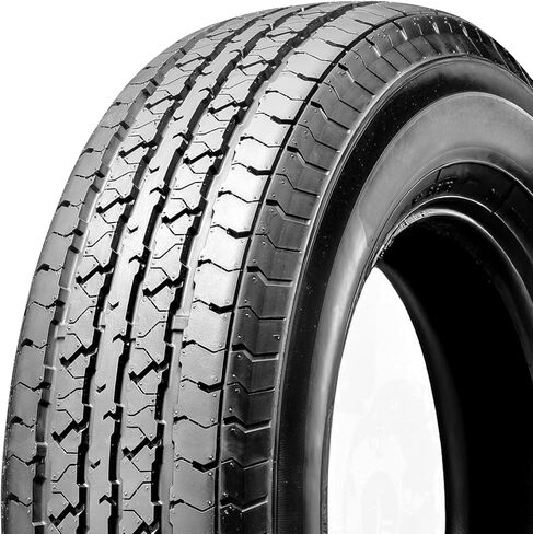 Blackhawk HST01 Premium Trailer Radial Tire-ST235/80R16 235/80/16 235/80-16 124/120L نطاق التحميل E LRE 10-Ply BSW جدار جانبي أسود in Kuwait