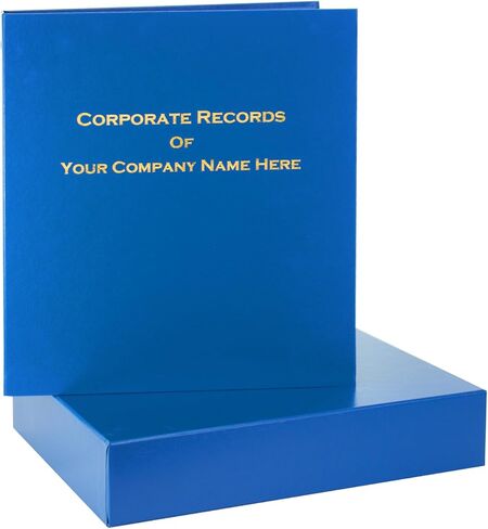 مجموعة LLC (أزرق) - ملف، وحافظة منزلقة، واتفاقية التشغيل، وشهادات العضوية، وعلامات تبويب الفهرس القابلة للتخصيص in Kuwait