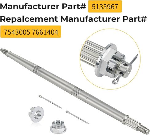M MATI Rear Axle Shaft for Polaris Trail Blazer 250 2005-2006 Trail Blazer 330 2008-2013 Trail Boss 330 2005-2013 Scrambler 500 4x4 2005-2012 5133967 7543005 7661404 in Saudi Arabia
