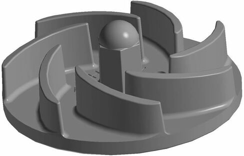 Polaris Ranger Water Pump Impeller, 45 mm, Genuine OEM Part 5138875, Qty 1 in Saudi Arabia