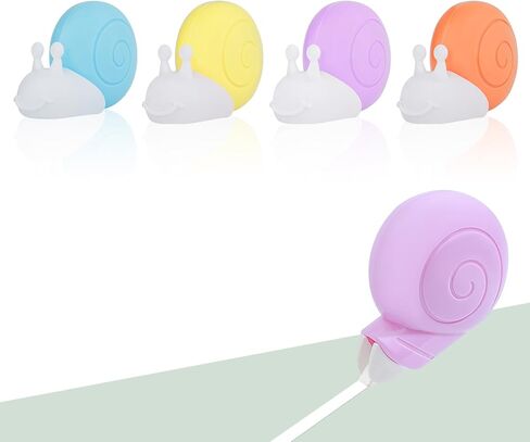 M&G 4Pcs Cute Snail-Shaped White Correction Tapes, 19.7Ft Mini Smooth White Pull Out Tape, Clean Tear-Resistant Applicator Easy to Use for School Office Supplies (6M Each) in Saudi Arabia