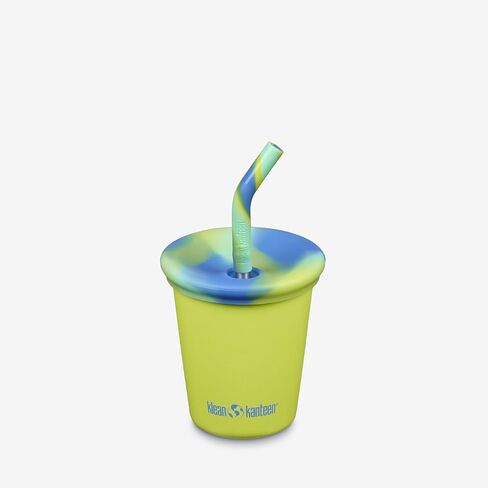 Klean Kanteen 10oz Kid's Cup with Straw Lid - Spring Bud in Saudi Arabia