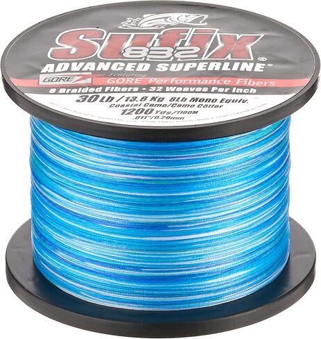 Sufix 832 Braid 18.14 كجم Hi-VIS 660-340Y: 832 ضفيرة 18.14 كجم Hi-VIS صفراء in Saudi Arabia