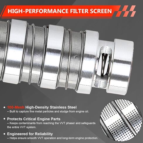 الملف اللولبي VVT، صمام التحكم في زيت توقيت صمام السحب والعادم المتغير، متوافق مع Hyundai Elantra/Elantra Coupe/Kona/Tucson/Veloster/Sonata، يناسب Kia Forte/Optima/Soul/Seltos، 1.8 لتر 2.0 لتر in Kuwait