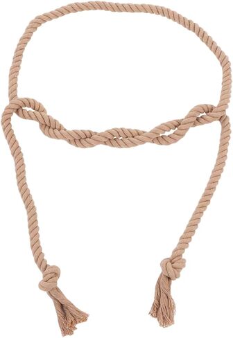 BESPORTBLE Gothic Style Pastor Waist Belt Braided Rope Belt for Cosplay Costume Long Decorative Waist Cord for Robes Trousers and Clerical Attire in Saudi Arabia