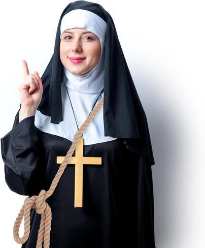 BESPORTBLE Gothic Style Pastor Waist Belt Braided Rope Belt for Cosplay Costume Long Decorative Waist Cord for Robes Trousers and Clerical Attire in Saudi Arabia