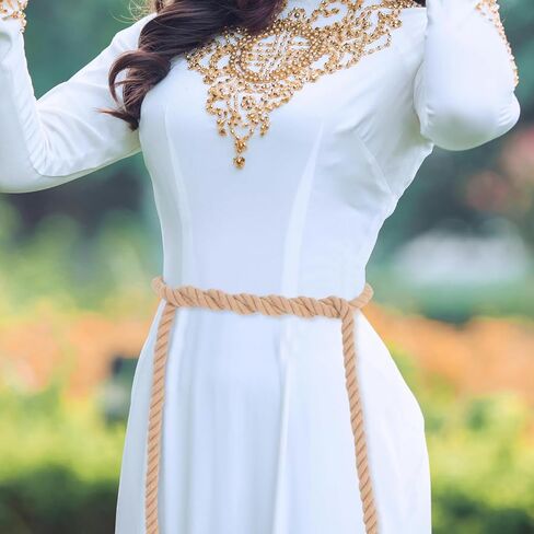 BESPORTBLE Gothic Style Pastor Waist Belt Braided Rope Belt for Cosplay Costume Long Decorative Waist Cord for Robes Trousers and Clerical Attire in Saudi Arabia