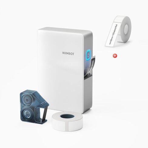NIIMBOT N1 Bluetooth Label Maker with 1 Roll 14×50mm White Label, Support Color Printing in Saudi Arabia