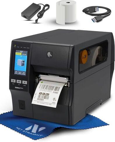 طابعة الملصقات الصناعية ZT411 | تسمية الباركود | ملصقات الشحن النقل الحراري | 4 بوصة 203 ديسيبل متوحد الخواص | 14 IPS سرعة عالية | إيثرنت USB بلوتوث | إطار معدني | ZT41142-T010000Z in Kuwait