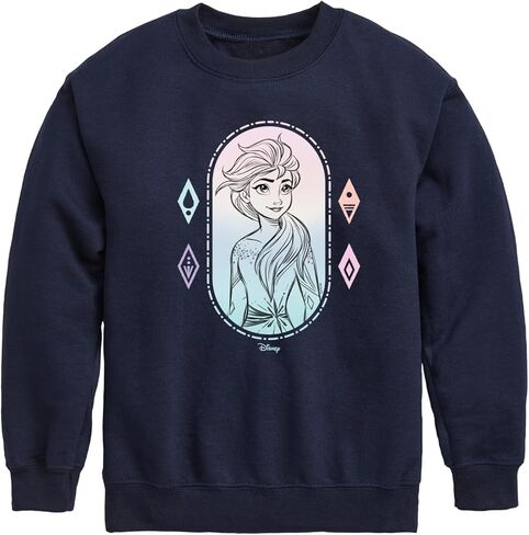Disney Frozen 2 - Elsa Portrait - Toddler and Youth Crewneck Fleece Sweatshirt in Saudi Arabia