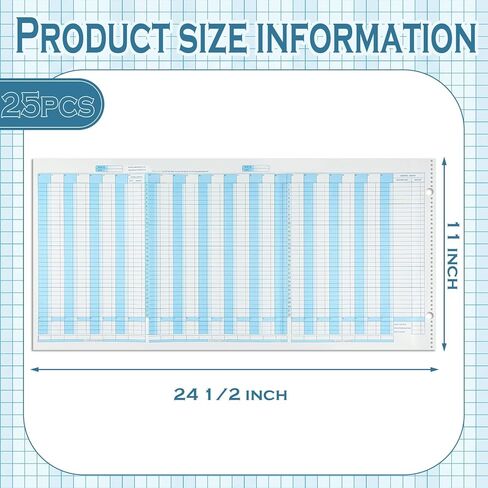 25 Pcs General Disbursement Journal Sheet Payroll Expense Journal Accounting Books, 24-1/2in x 11in for Business Accounts Record in Saudi Arabia