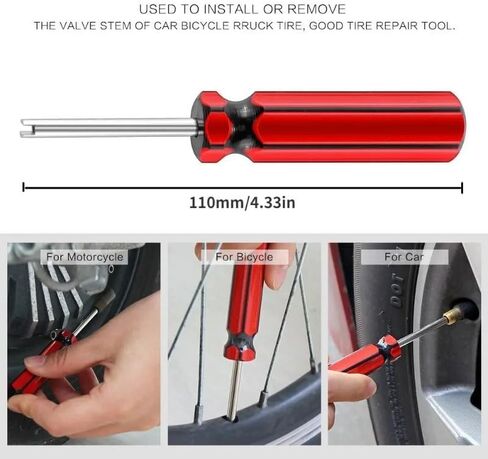1pc/3pcs Tyre Valve Core Remover Tool Key for Car Bike Motorbike Truck Motorcycle Replacement Stem Core Part Bike Multitool (1pc) in Saudi Arabia