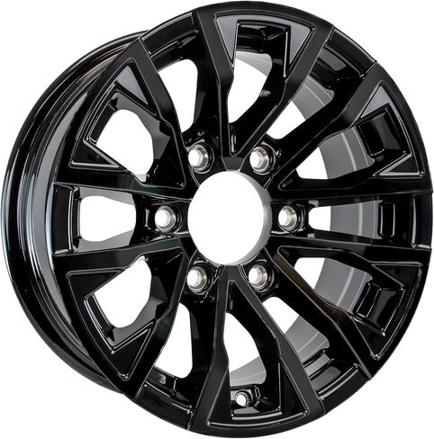 eCustomrim Aluminum Trailer Wheel 15X6 15 Inch Edge Style 6 Lug On 5.5 Inch Center Rim in Saudi Arabia