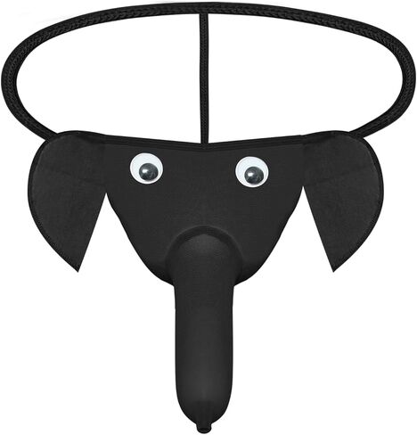 Men's Elephant Thong Funny Banana Trunk Novelty G-String Sexy Low Rise Pouch Lingerie Hammock Underwear for Men in Saudi Arabia
