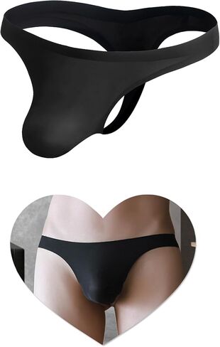 comeondear Mens Hot G-String Thong Underwear Low Rise Sexy G-string for Mens Lingerie Soft T-Back Thong in Saudi Arabia