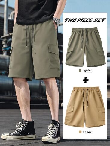 Essential Men's Cargo Shorts - Perfect for Work, Hiking, and Everyday Comfort in Saudi Arabia