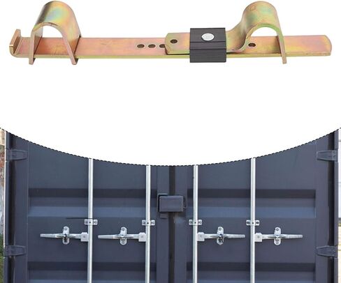 قفل حاوية السفينة، قفل باب البضائع، عالي التحمل، نطاق تعديل ملحقات الشاحنة، مقاوم للطقس، قابل لإعادة الاستخدام، ذهبي in Kuwait