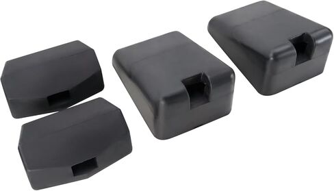 طقم دعم ممتص الصدمات مكون من 4 قطع متوافق مع Peterbilt 579 567 وKenworth T680 T880 - يستبدل L85-6081 L85-6082 - مجموعة مخمدات الاهتزاز بمزلاج غطاء المحرك عالي التحمل (العلوي والسفلي) in Kuwait