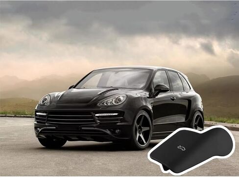 مقبض إصدار غطاء محرك السيارة متوافق مع VW for Touareg 2018 2019 2020 2021 2022 2023 2024 4M1823533F4PK مقبض تحرير غطاء المحرك آلية قفل المحرك التبديل in Kuwait