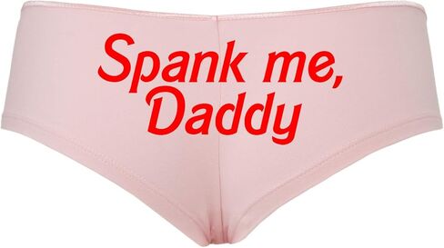 سروال قصير Knaughty Knickers Spank Me Daddy من أجل DDLG Princess Kittens لطيف وردي اللون in Saudi Arabia